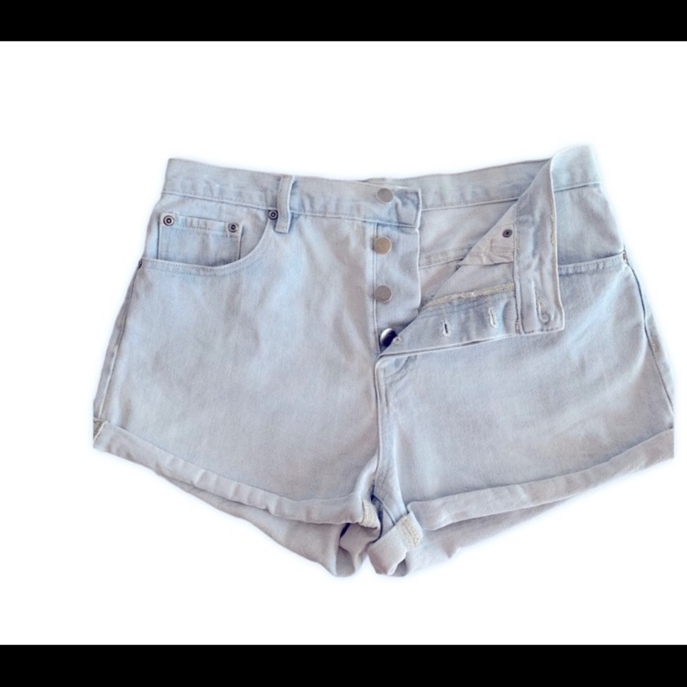Forever 21 Button Up Fly Shorts Sz 30